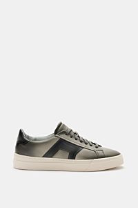 Santoni Sneaker 'Double Buckle' salbei