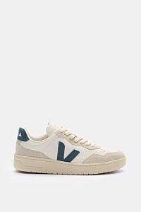 Veja Sneaker 'V-90 O.T. Leather' offwhite/hellgrau/graublau