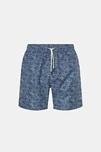 04651/ A trip in a bag Badeshorts 'Seamap' navy/weiß gemustert