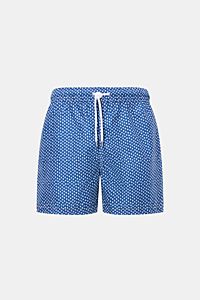 Fedeli Swim shorts 'Madeira Airstop' blue/white/light blue patterned