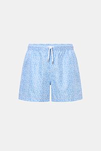 Fedeli Swim shorts 'Madeira Airstop' light blue/white patterned