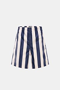 Ami Paris Badeshorts navy/weiß gestreift
