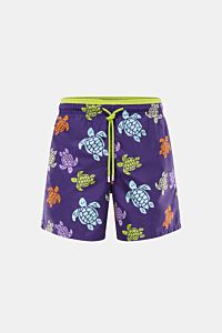 Vilebrequin Swim shorts 'Moka' purple/multi-coloured patterned