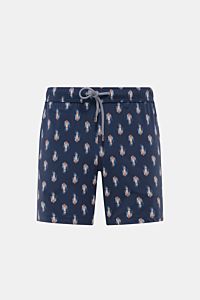 Zeybra Portofino 1962 Badeshorts 'Boat' navy/braun gemustert