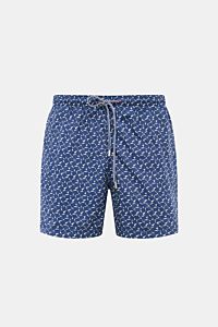 Zeybra Portofino 1962 Badeshorts 'Foulard' navy/hellgrau/blau gemustert