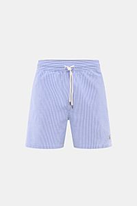 Polo Ralph Lauren Badeshorts 'Traveler' blau/weiß gestreift