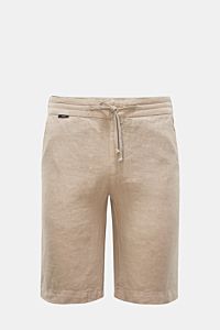 Linen bermudas 'Linen Bermuda' beige