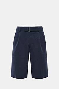 Officine Générale Seersucker-Shorts 'Georges' navy