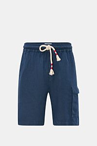 MC2 Saint Barth Leinen Cargo-Shorts 'Marseille' navy