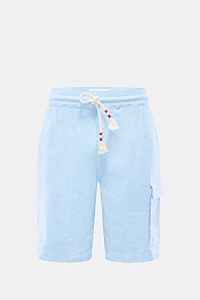 MC2 Saint Barth Leinen Cargo-Shorts 'Marseille' hellblau
