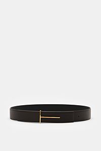 Tom Ford Gürtel schwarz/dunkelbraun