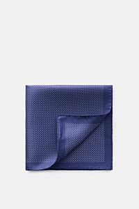 Tom Ford Seiden-Einstecktuch dunkelblau/weiß gepunktet