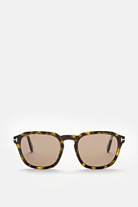 Tom Ford Sunglasses 'Avery' green/dark brown patterned
