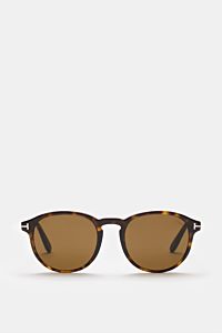 Tom Ford Sonnenbrille 'Dante' dunkelbraun gemustert/braun