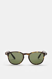 Tom Ford Sonnenbrille 'Holt' dunkelbraun meliert/grün