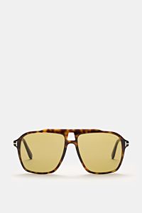 Tom Ford Sunglasses 'Autari' dark brown/light brown mottled