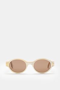 Tom Ford Horn sunglasses 'Private Collection' off-white/cream patterned