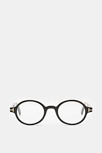 Tom Ford Horn Brille 'Private Collection' schwarz/grau gemustert