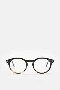 Tom Ford Horn Brille 'Private Collection' schwarz/grau gemustert