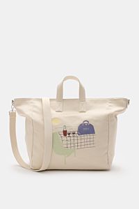 04651/ A trip in a bag Shopper 'Beachbag' beige
