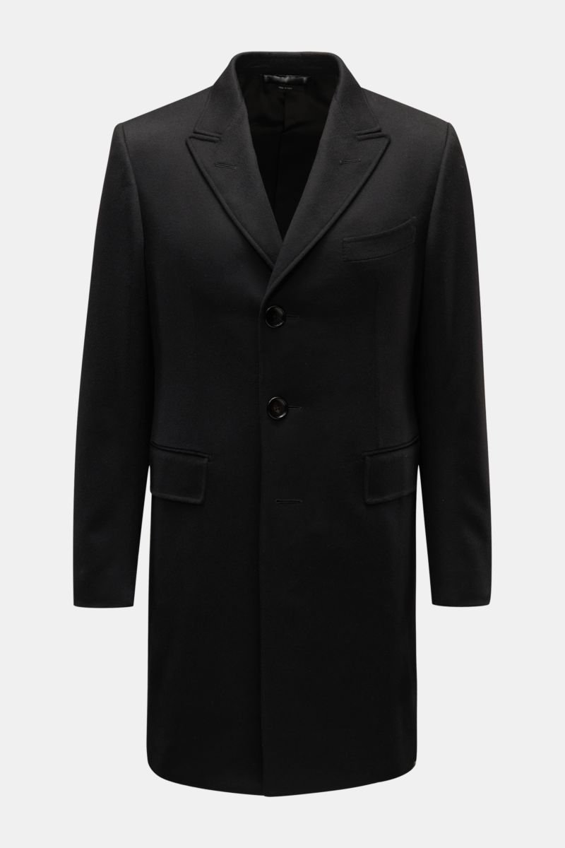 Cashmere coat black
