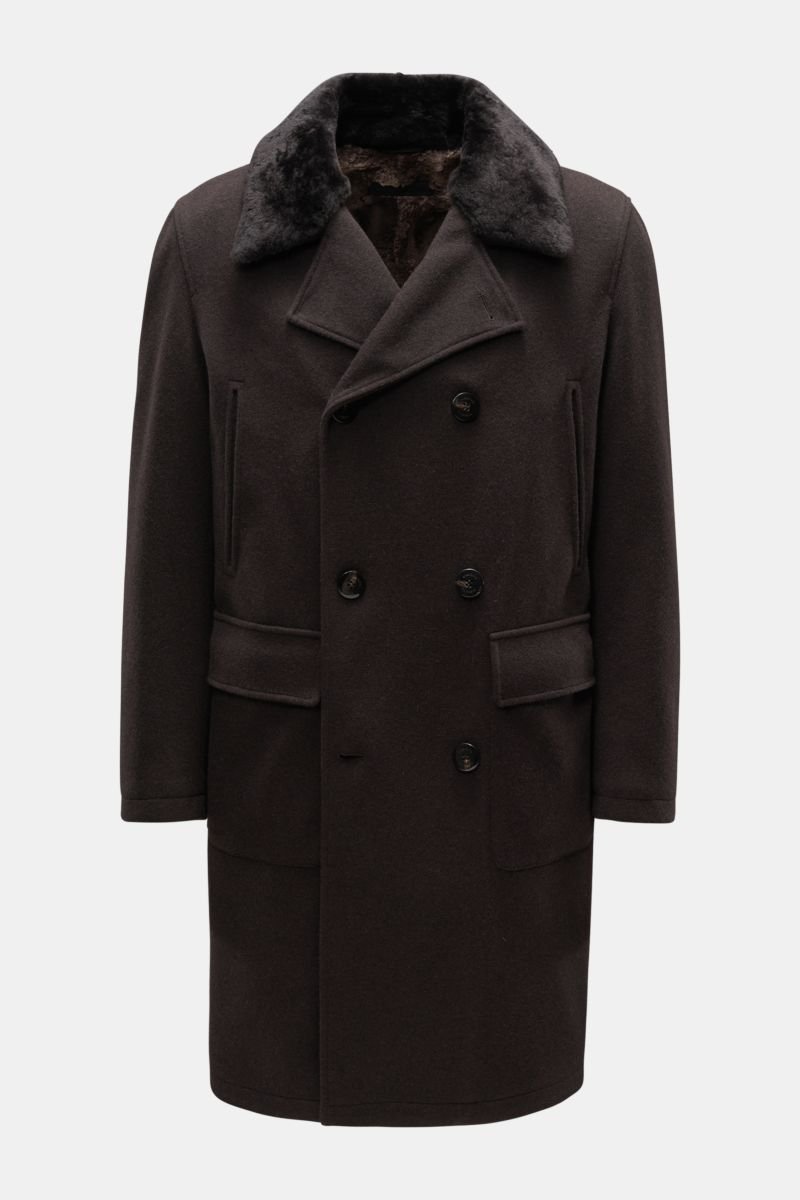 Coat dark brown 