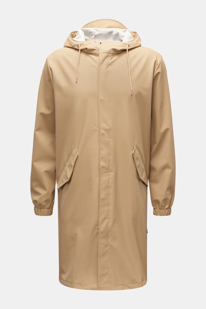 Rain coat 'Fishtail Parka' beige