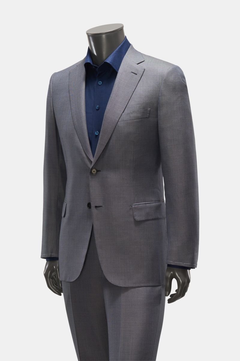 Anzug 'Brunico' graublau gemustert