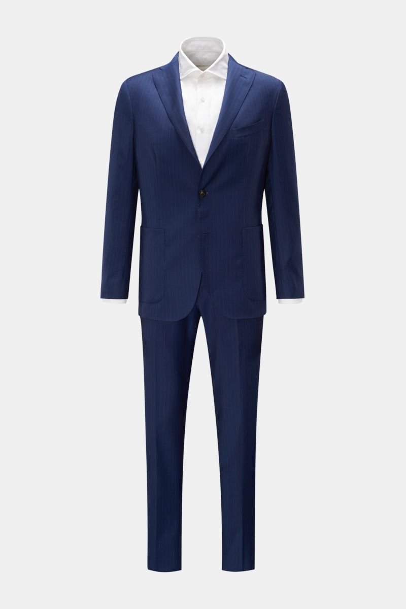 Suit 'K. Jacket' dark blue striped