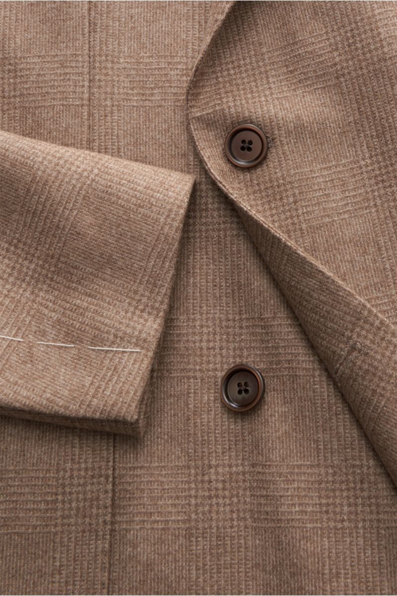 Lardini Cashmere Anzug beige kariert