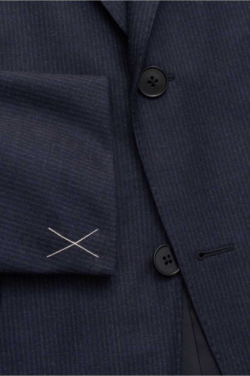 Zegna Anzug navy gestreift