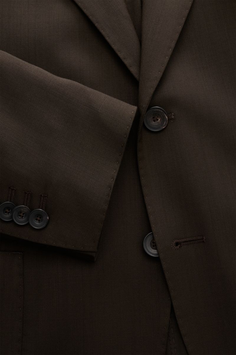 Santaniello Anzug dunkelbraun