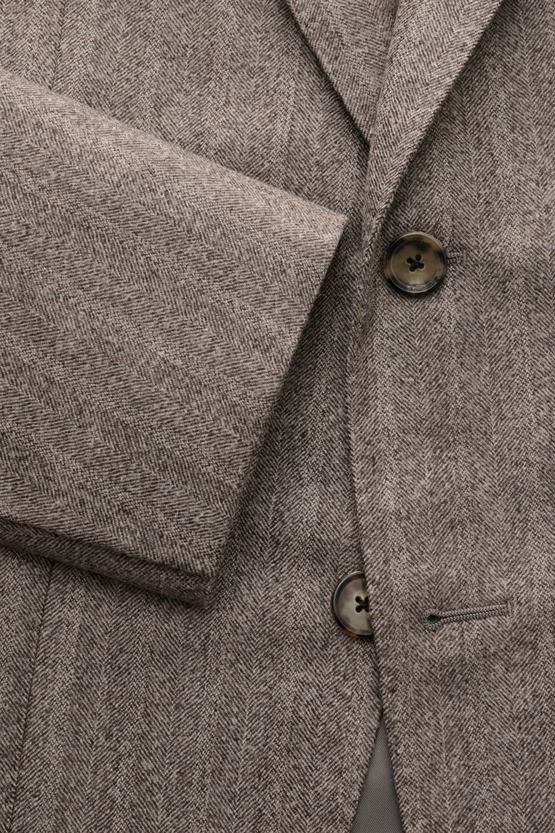 Caruso Anzug 'Aida' graubraun meliert