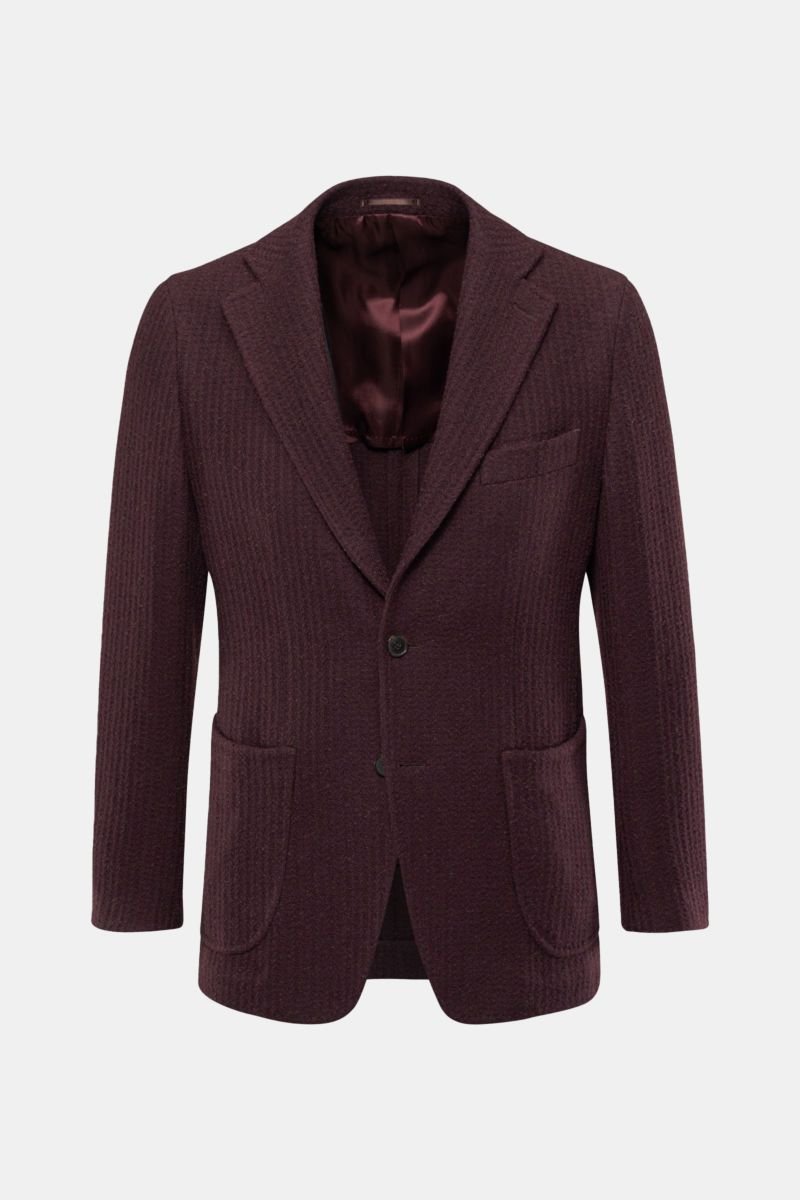 Smart-casual jacket burgundy