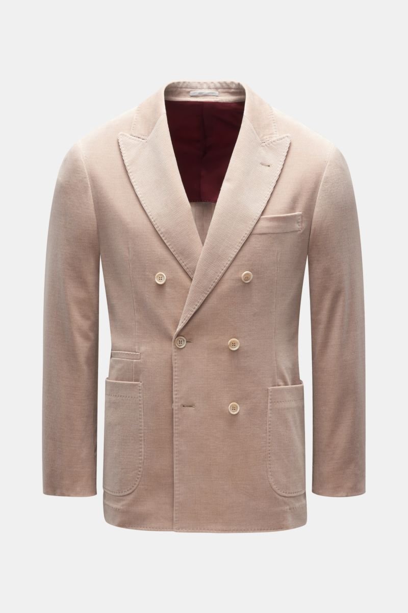 Mens Clothing Jackets Blazers TOPMAN Oversized Double Breasted Suit Jacket in Natural for Men 