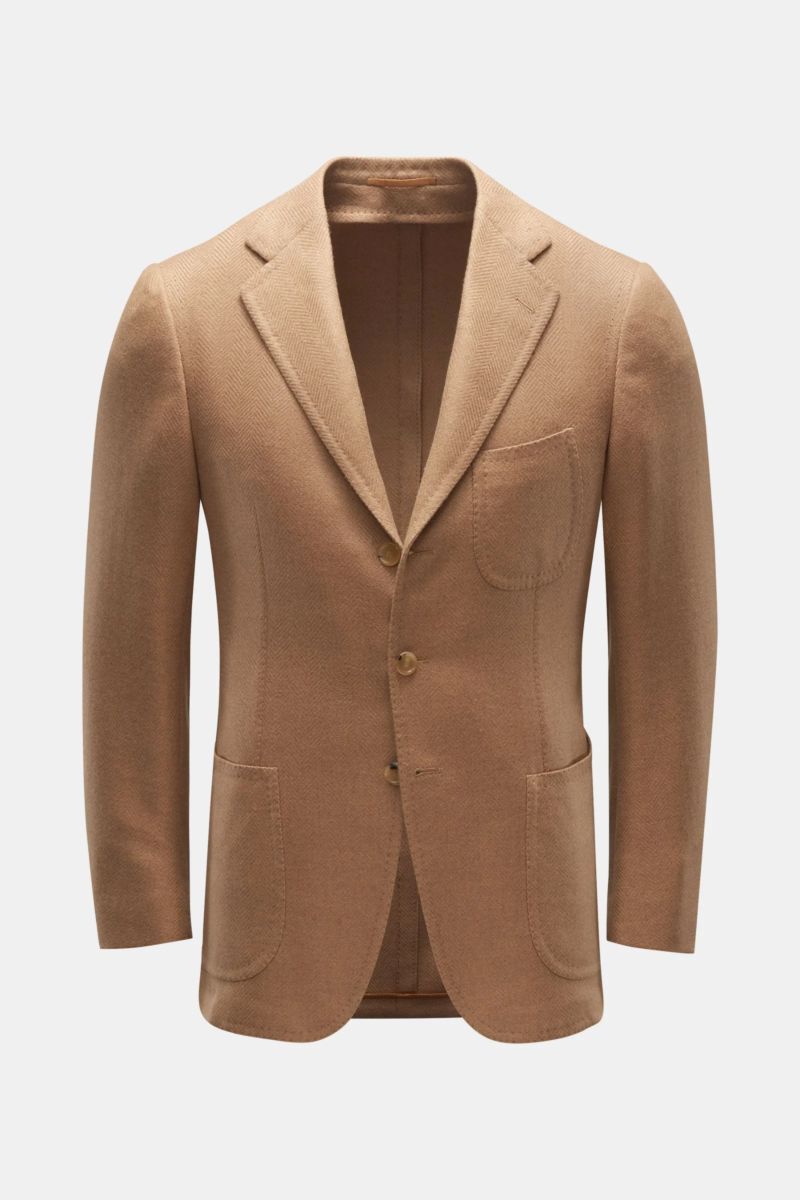 Cashmere Sakko hellbraun