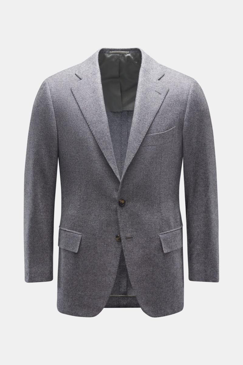 Cashmere Sakko grau