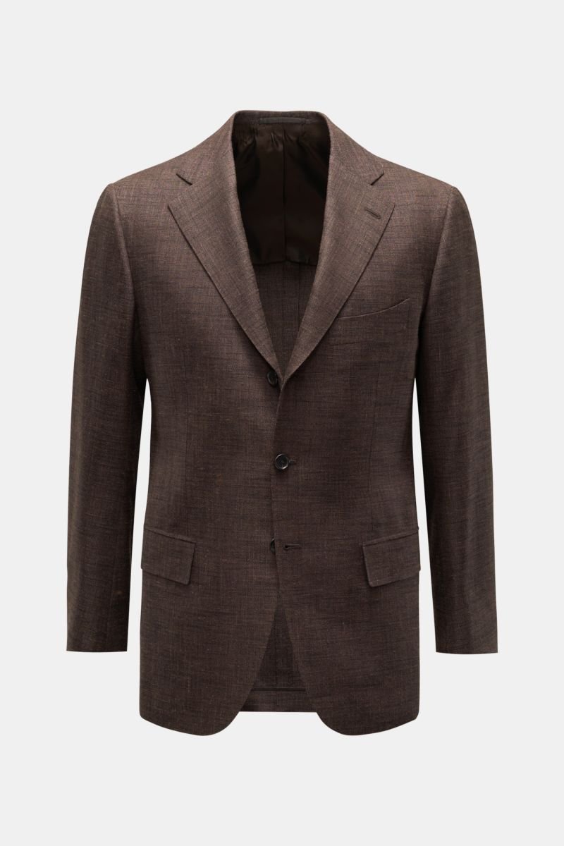 Smart-casual jacket grey-brown