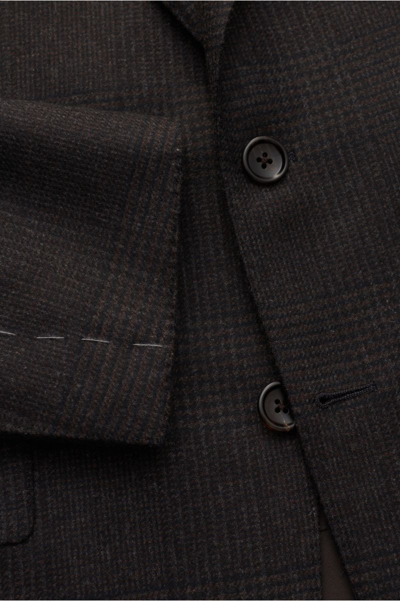 Tom Ford Smart-casual jacket 'Shelton' dark brown/black checked