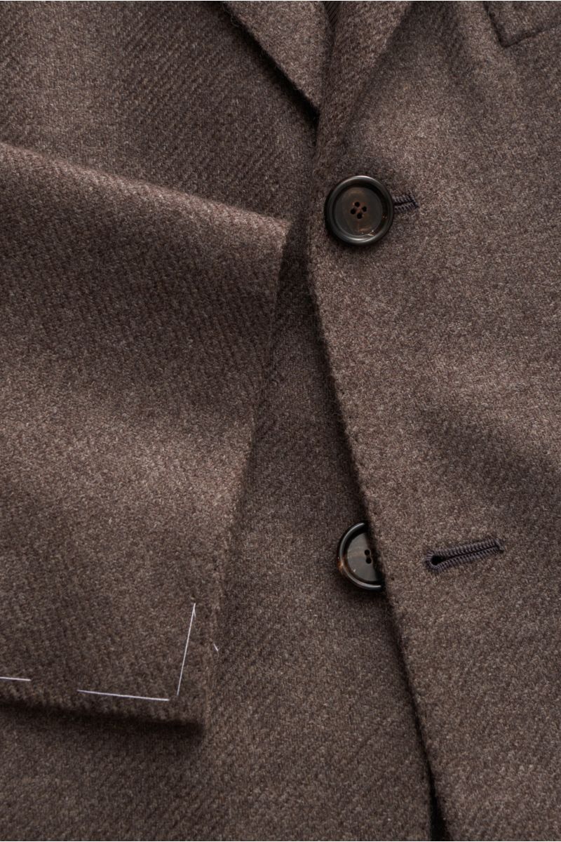 Cesare Attolini Cashmere smart-casual jacket grey-brown