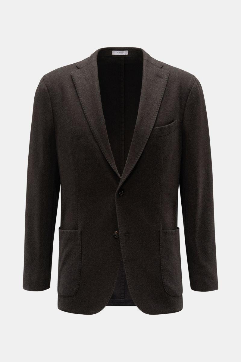 Smart-casual jacket 'K.Jacket' grey-brown