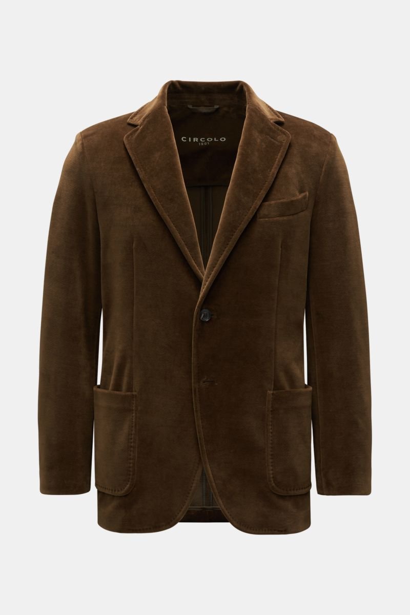Velvet jacket brown