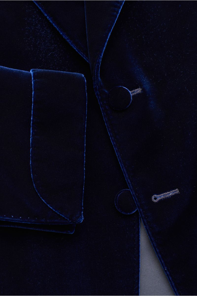 Tom Ford Samtsakko 'Shelton' dunkelblau