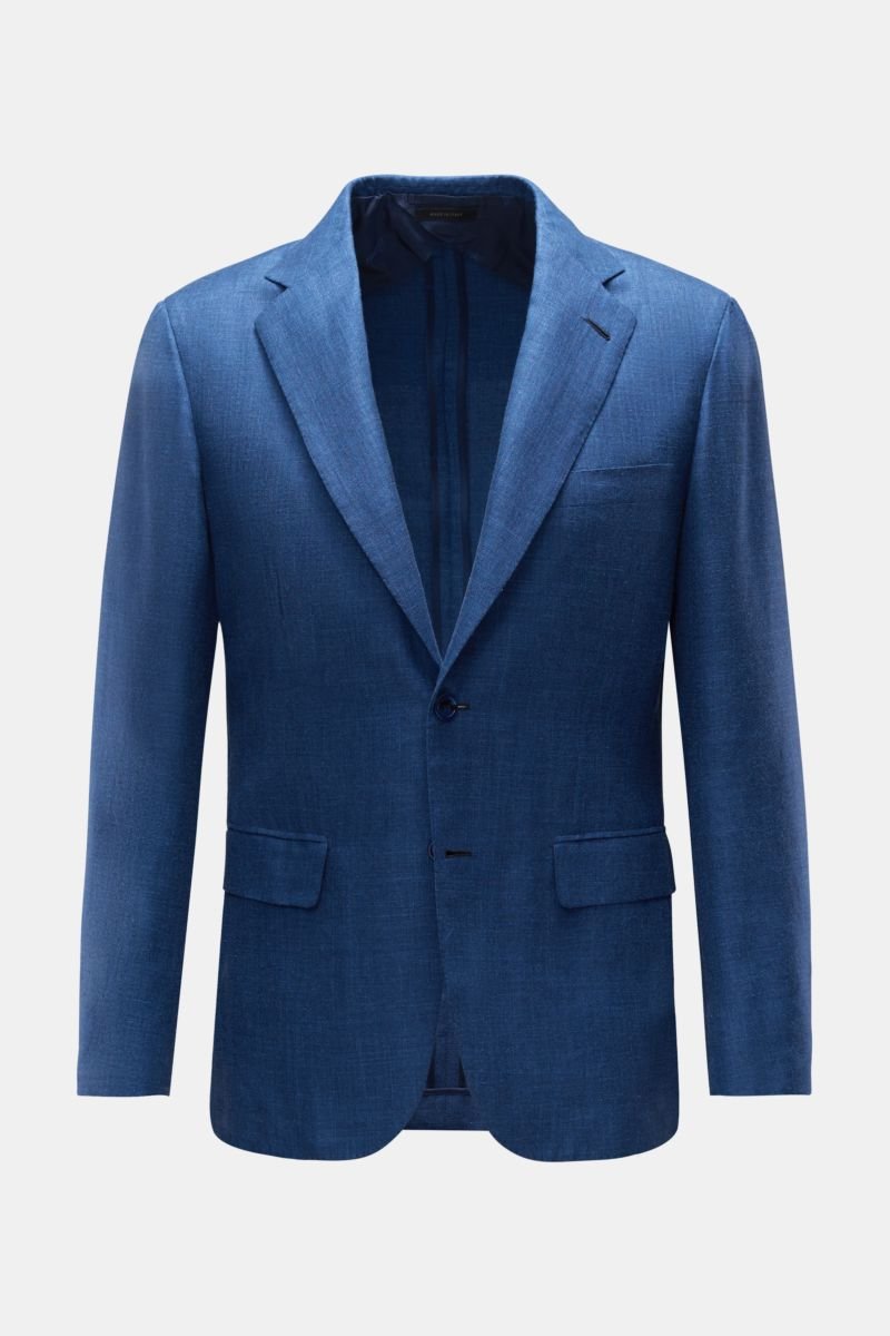 Smart-casual jacket 'New Plume' dark blue melange