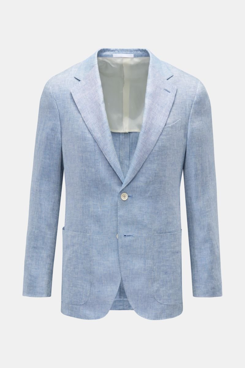 Linen jacket 'Aida' smoky blue