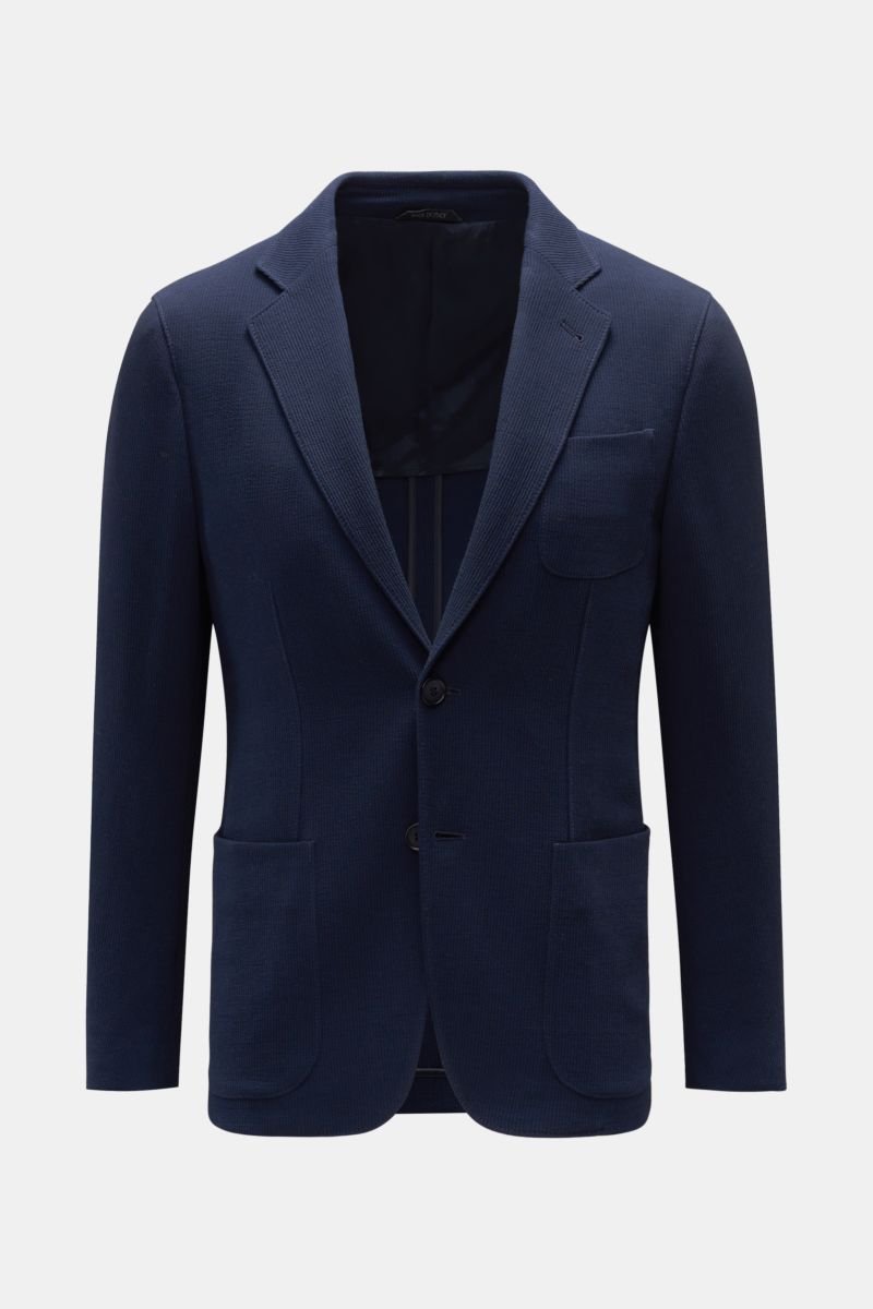 Smart-casual jacket 'Upton' navy patterned