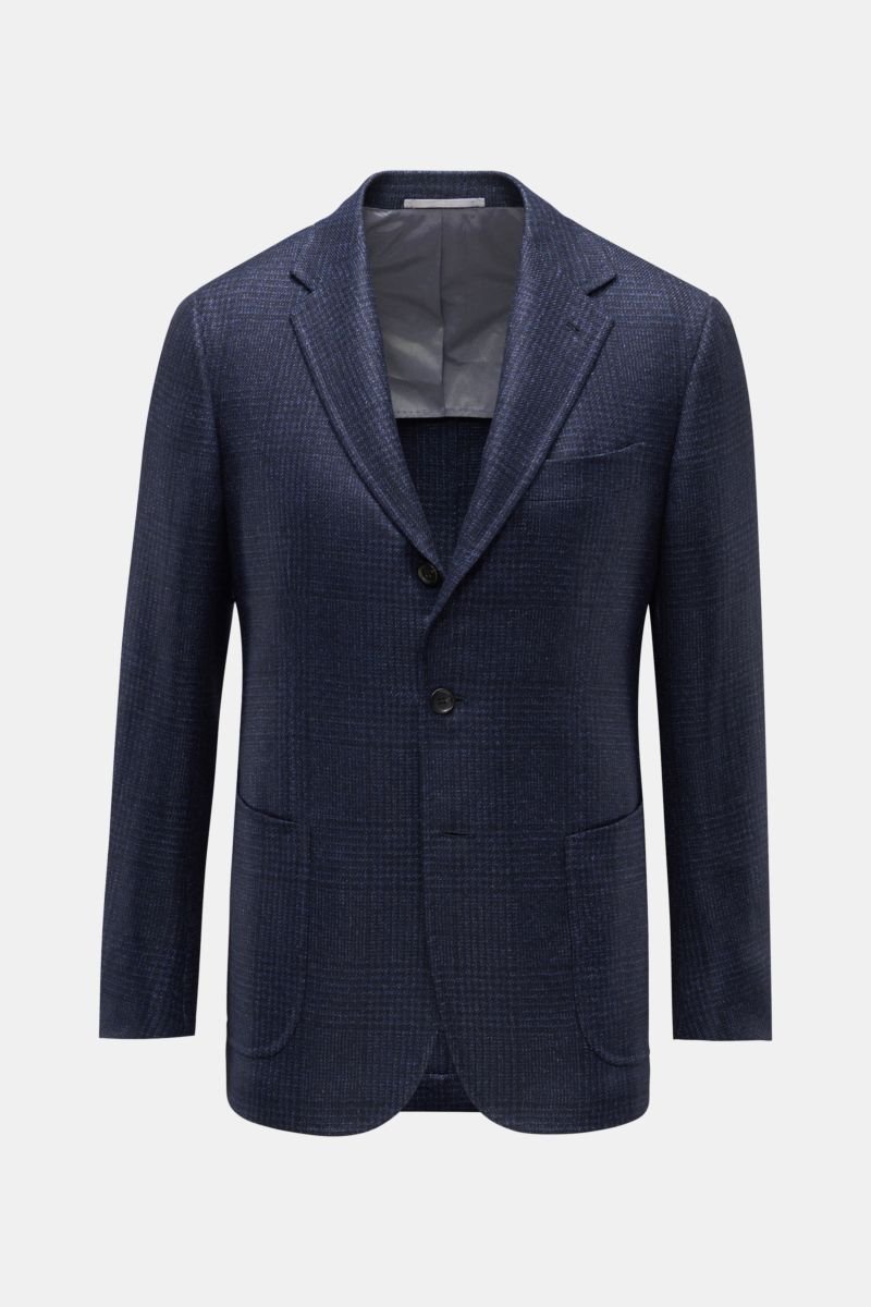 Smart-casual jacket 'Vincenzo' navy checked