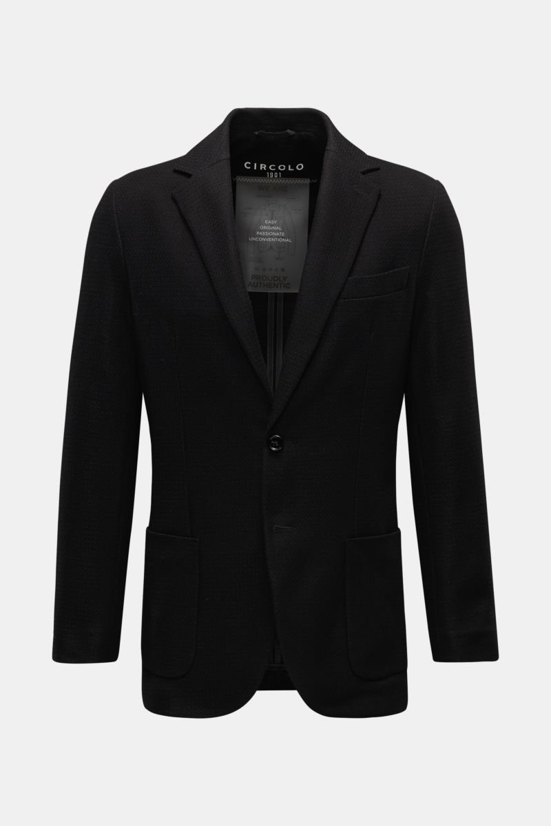 Knit jacket black