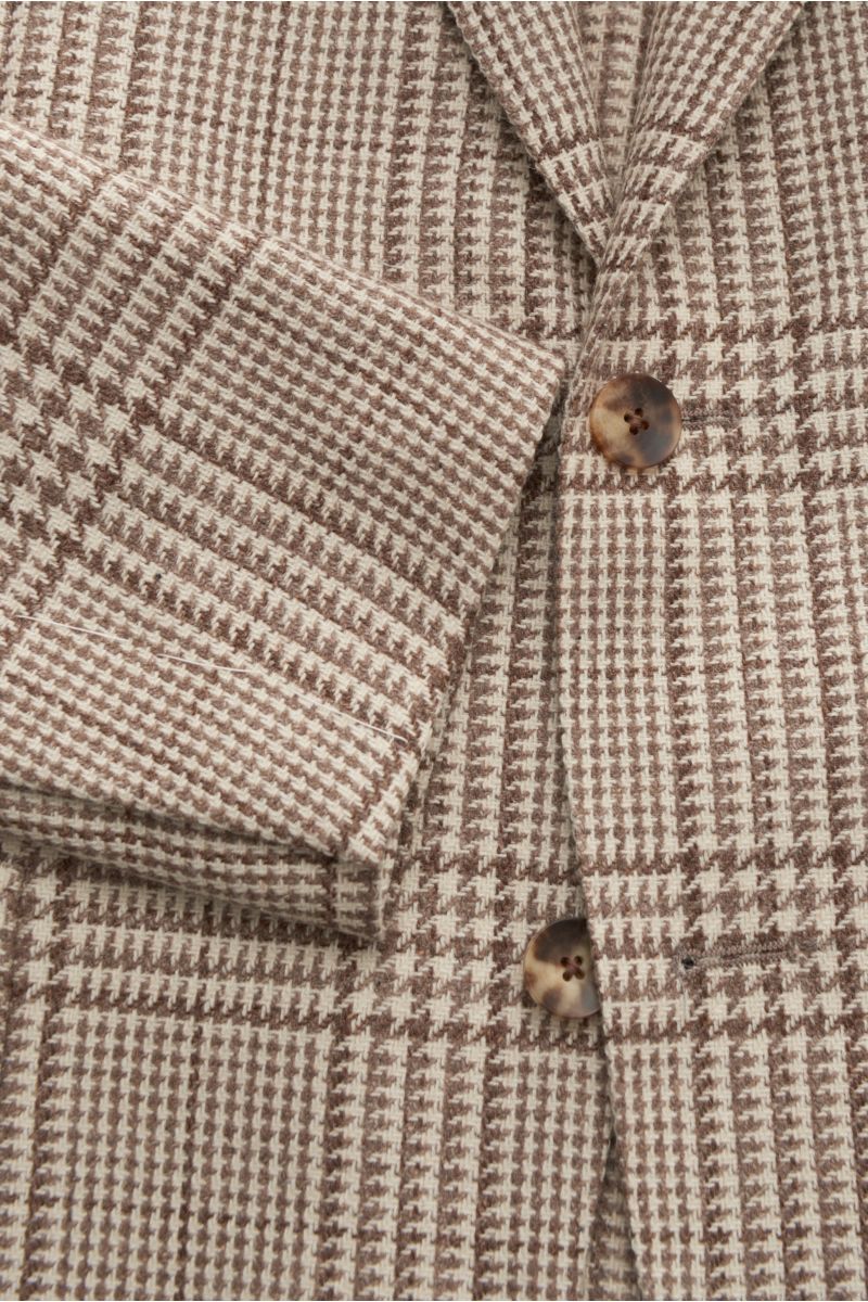 Lardini Sakko creme/braun kariert