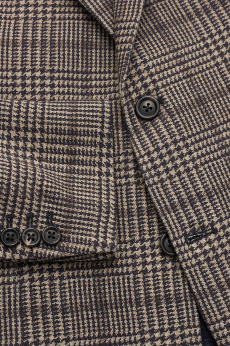 Circolo 1901 Jersey-Sakko beige/schwarz kariert